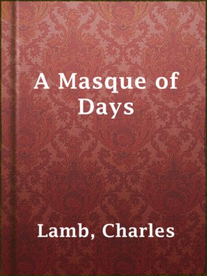 cover image of A Masque of Days